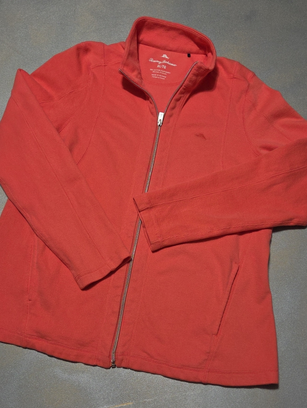 Tommy Bahama Coral Zip-Up Jacket